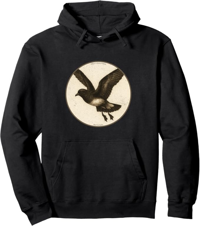 Retro Wilson's Storm-Petrel Hoodie – Vintage Bird Design Sweatshirt