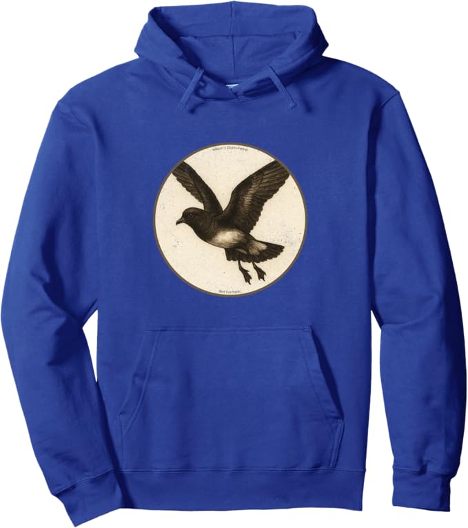 Retro Wilson's Storm-Petrel Hoodie – Vintage Bird Design Sweatshirt