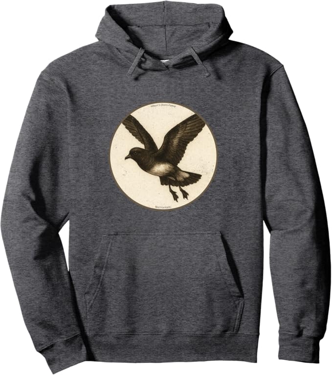 Retro Wilson's Storm-Petrel Hoodie – Vintage Bird Design Sweatshirt