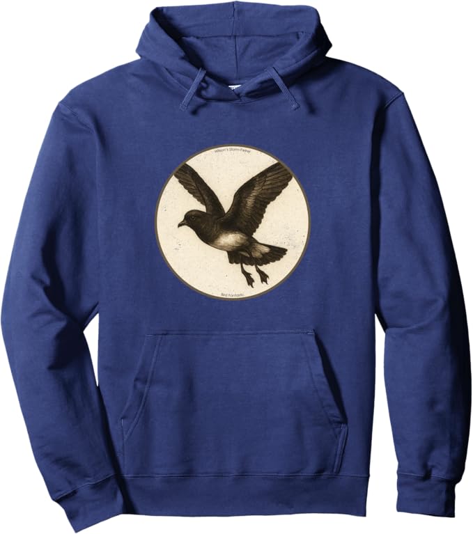 Retro Wilson's Storm-Petrel Hoodie – Vintage Bird Design Sweatshirt