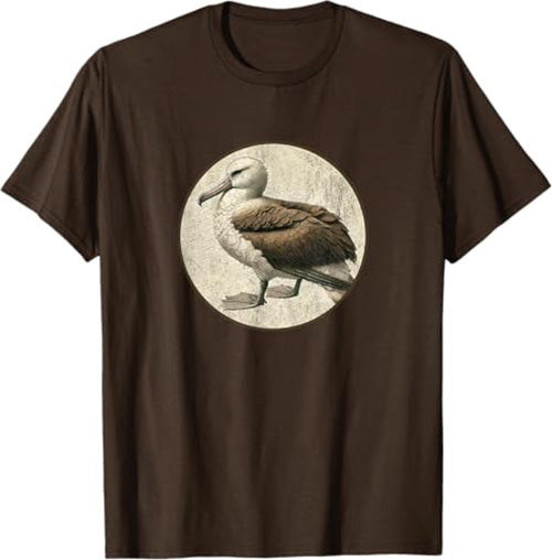 Antipodean Albatross T-Shirt Retro Design by Bird.fan