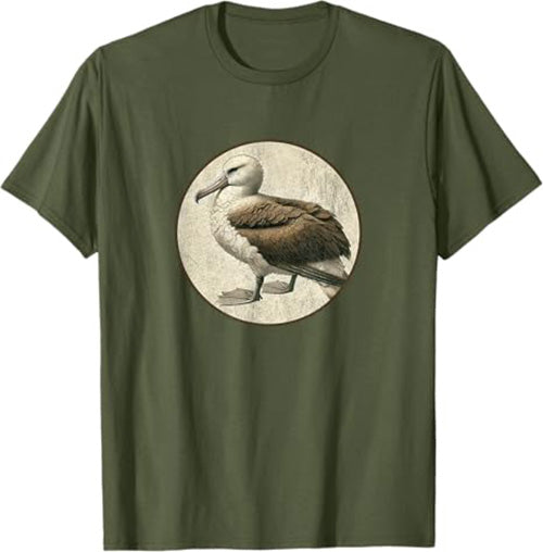 Antipodean Albatross T-Shirt Retro Design by Bird.fan