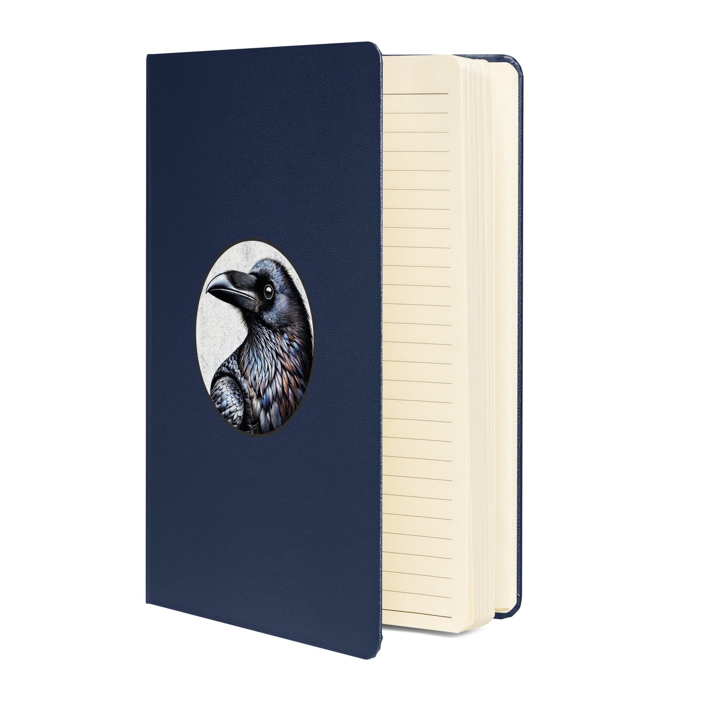 Common Raven Birding Journal Hardcover Notebook by Bird.fan