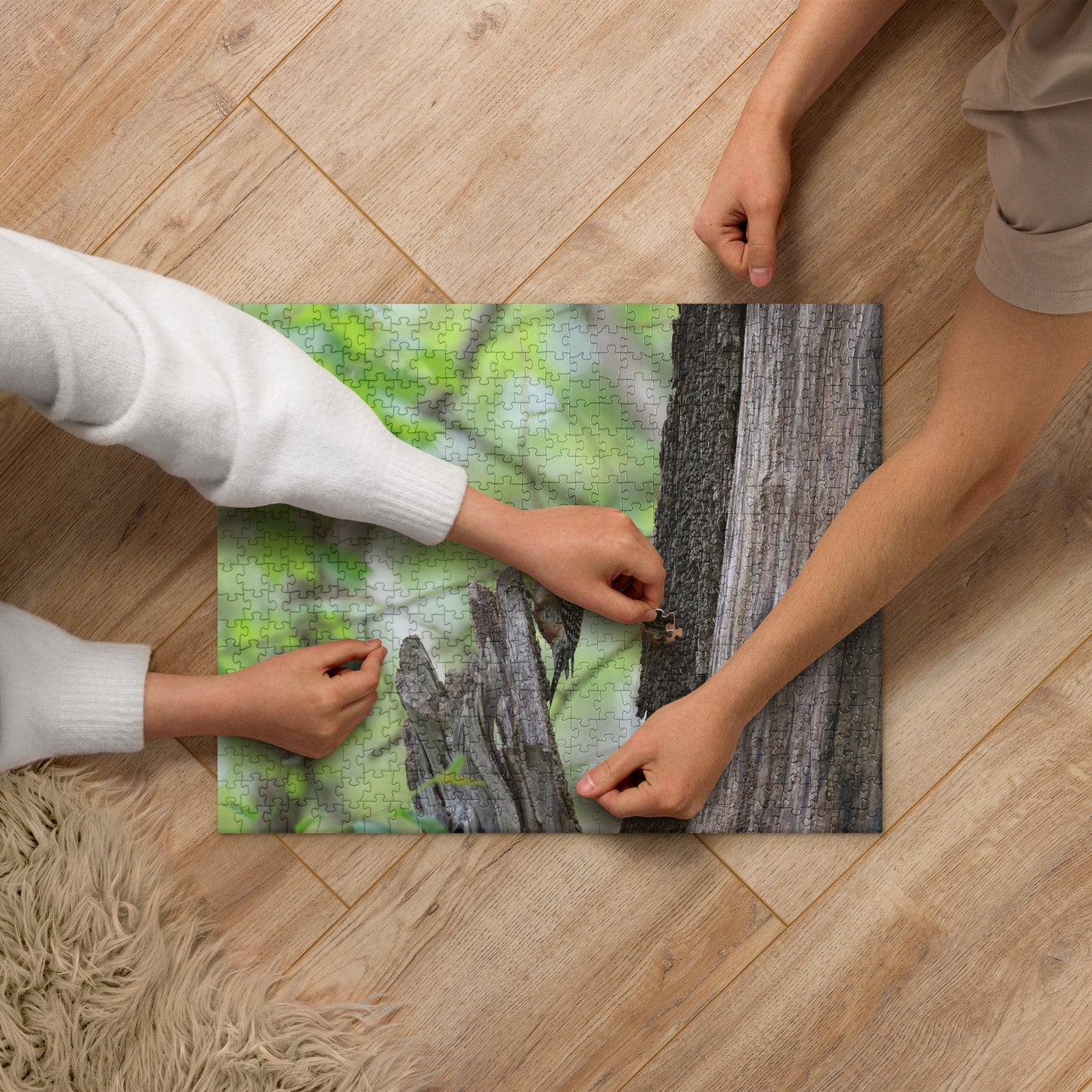 Red-Bellied Woodpecker 520 Piece Jigsaw Puzzle | Original Bird Photography | by Bird.Fan