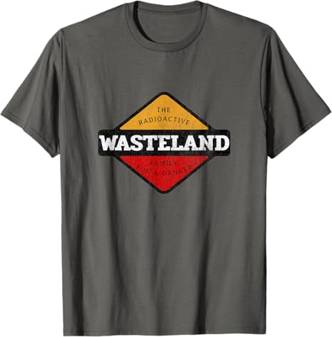 Retro Radioactive Wasteland “Family Fun & Danger” Sci-Fi T-Shirt | Graphic Tee
