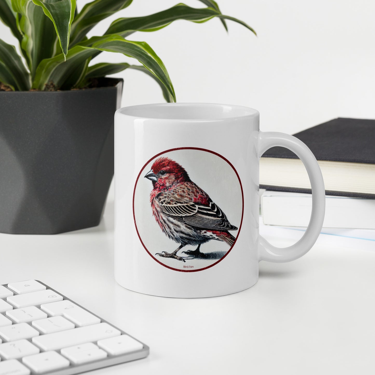 House Finch Coffee Mug 11oz by Bird.Fan